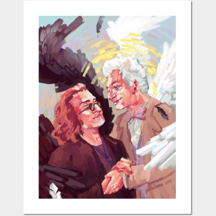 Crowley x Aziraphale Posters and Art